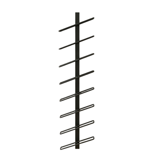 Vinea Vintessa - Minimalistisch Wandgemonteerd Metalen Wijnrek voor 8 Flessen